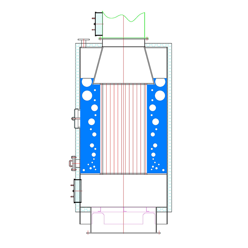 LFY Vertical Exhaust Gas Marine Boiler