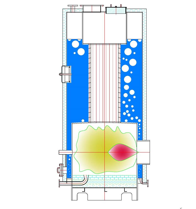 LYZ Threaded Tube Vertical Marine Boiler Diesel Fired Steam Boiler