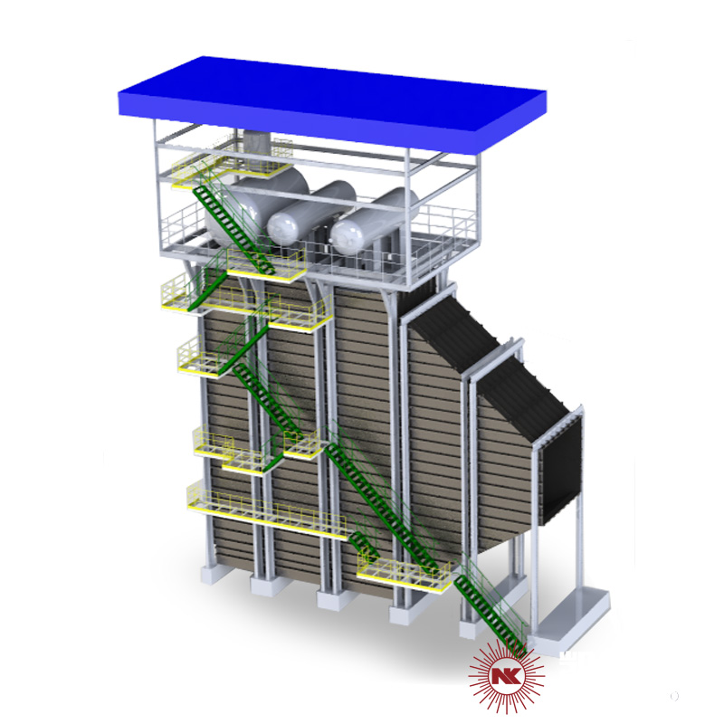 a waste heat boiler