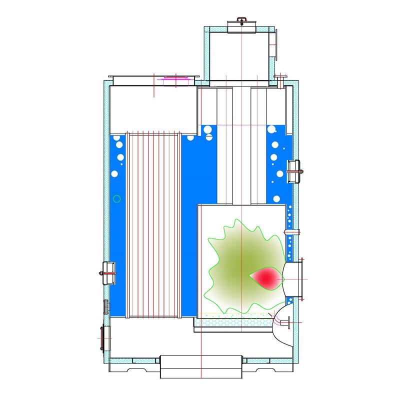 ZYS Vertical Pin Tube Packaged Boiler Exhaust Gas Boiler