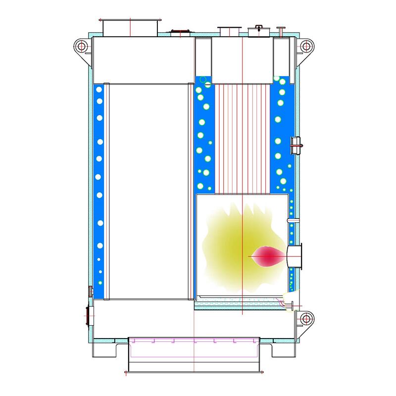 LZY type vertical threaded tube combination boiler